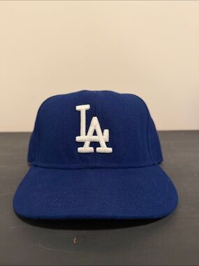New Era Fitted LA Dodgers Cap - Blue & White
